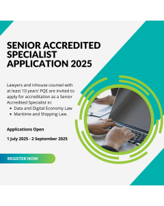Senior Accredited Specialist Application 2025
